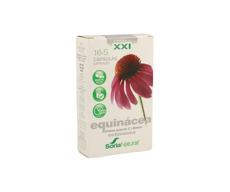 16 S Echinacea (Fórmula XXI) 30 cápsulas Soria Natural