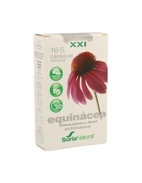 16 S Echinacea (Fórmula XXI) 30 cápsulas Soria Natural