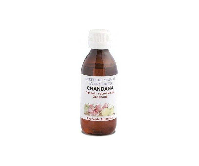 Aceite de Chandana, Sándalo y Zanahoria 200 ml Ayurveda