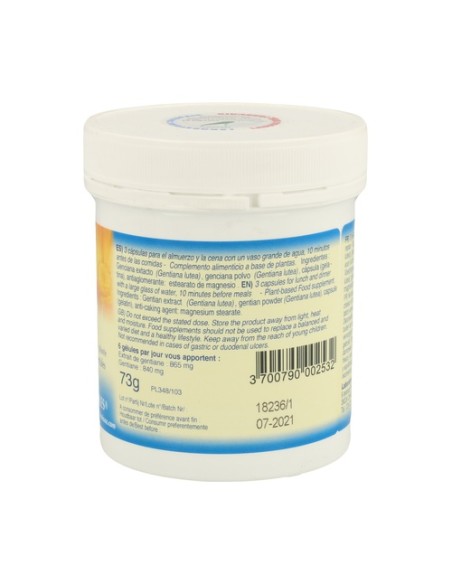 Genciana Forte 200 cápsulas de 290mg Fenioux