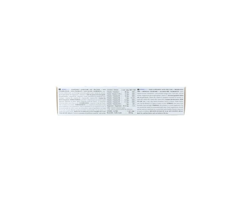 Memo Jalea 20 ampollas de 10ml Intersa