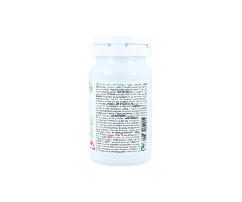 Nopal 80 cápsulas Intersa