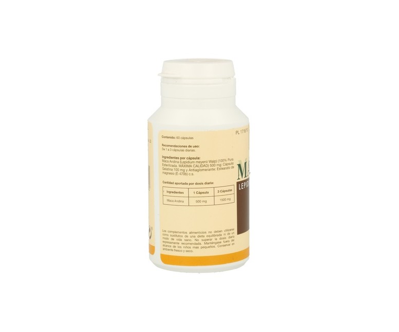 Maca Andina 60 cápsulas de 610mg Fharmocat