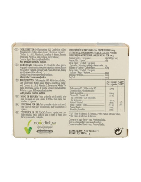 Sulmina 60 cápsulas Nova Diet