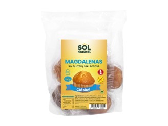 Magdalenas clásicas sin gluten y sin lactosa