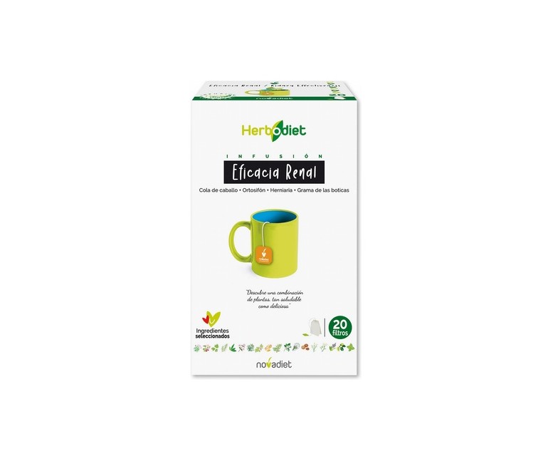 Herbodiet Infusiones Eficacia Renal 20 bolsitas infusoras Nova Diet