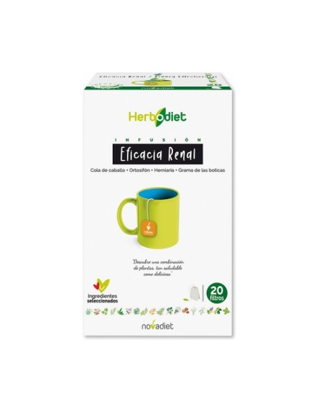 Herbodiet Infusiones Eficacia Renal 20 bolsitas infusoras Nova Diet