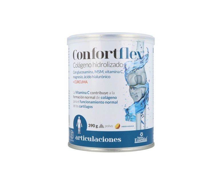 Confortflex Colágeno Hidrolizado, Magnesio, Vitamina C y Cúrcuma 390 g Nature Essential