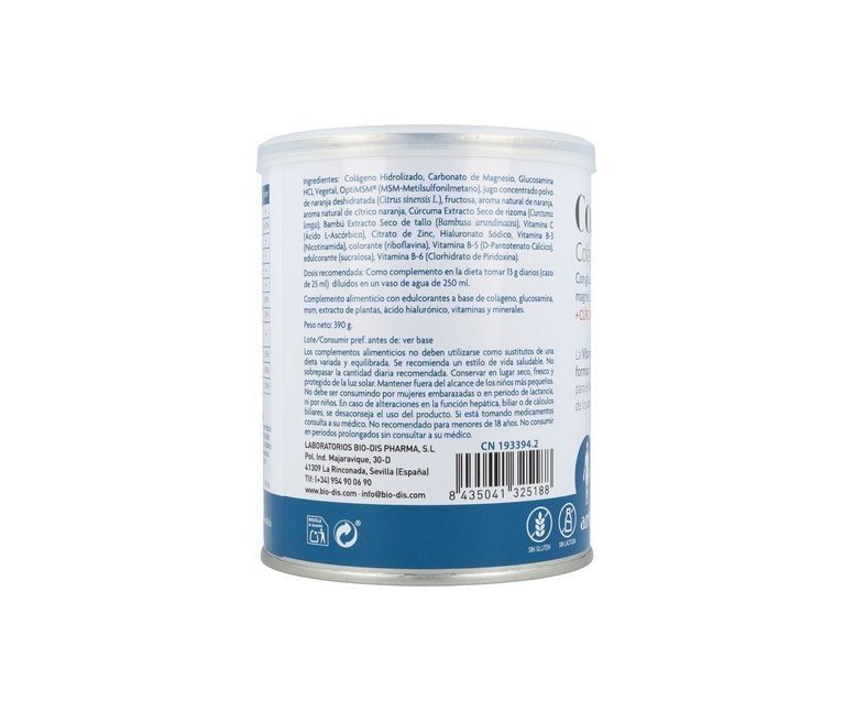 Confortflex Colágeno Hidrolizado, Magnesio, Vitamina C y Cúrcuma 390 g Nature Essential