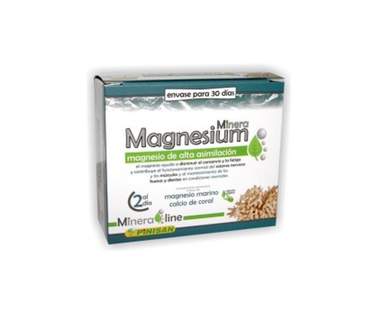 Mineraline Magnesium 60 cápsulas vegetales Pinisan