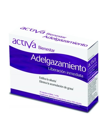 Bienestar adelgazamiento 30 cápsulas vegetales Activa