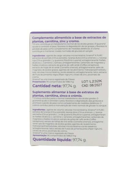 Lipo F 90 comprimidos Inovance