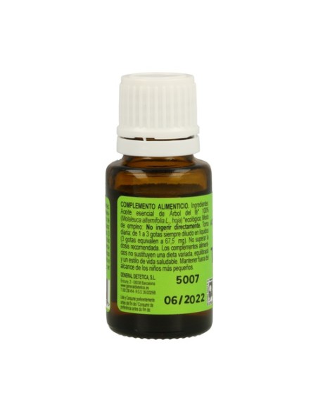 Aceite Esencial Árbol del Té Eco 15 ml Integralia