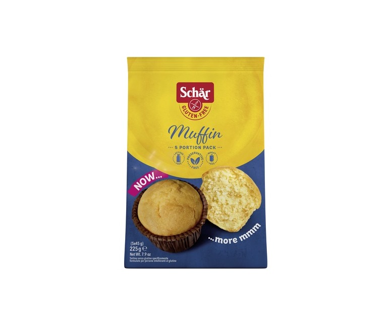 Muffins sin gluten 5 unidades de 45g Schär
