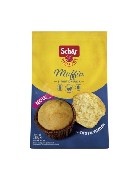 Muffins sin gluten 5 unidades de 45g Schär