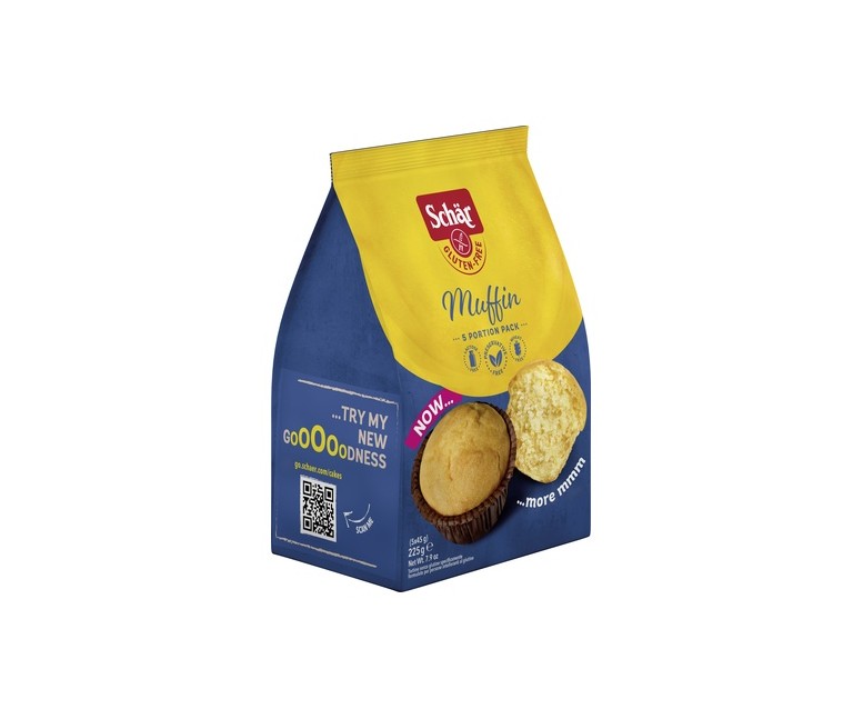 Muffins sin gluten 5 unidades de 45g Schär