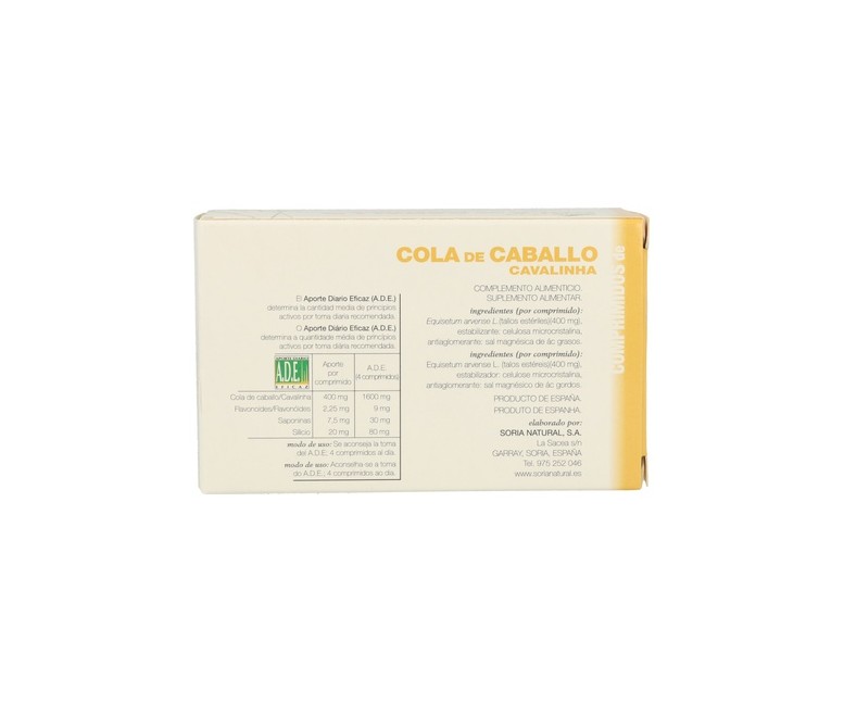 Cola de Caballo 60 comprimidos Soria Natural