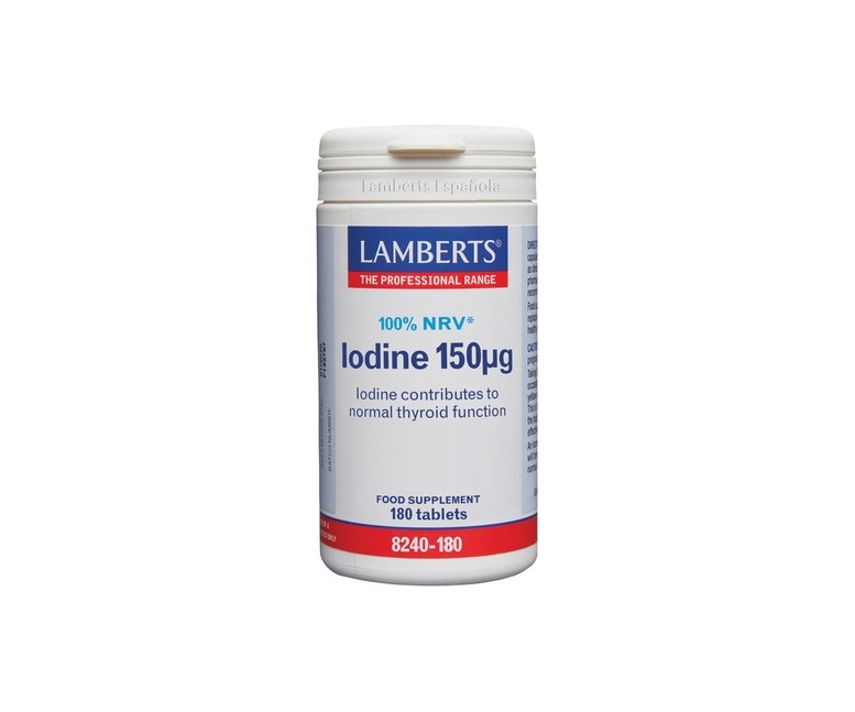 Iodine yodo 180 tabletas Lamberts