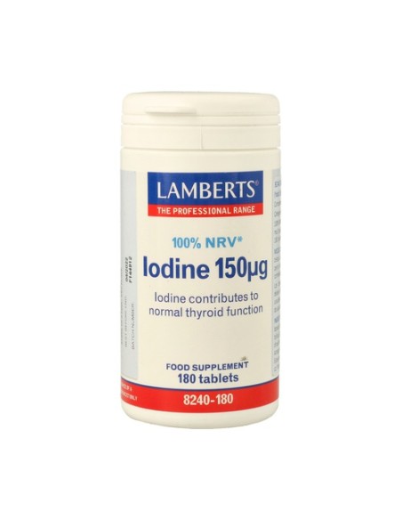 Iodine yodo 180 tabletas Lamberts