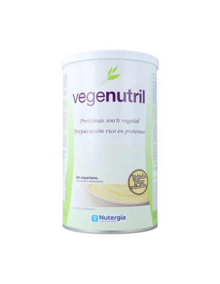 Vegenutril proteína vegetal vainilla 350 g de polvo (Vainilla) Nutergia