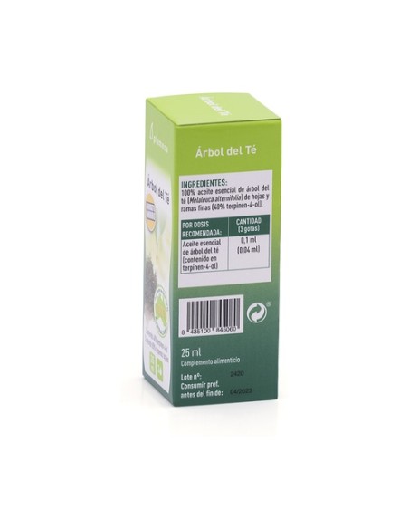 Aceite de Árbol del Té 25 ml Plameca