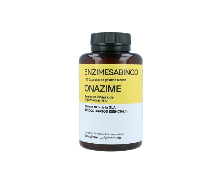 Onazime Aceite Onagra 180 cápsulas de 705mg Enzime sabinco