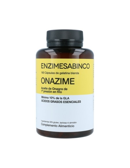 Onazime Aceite Onagra 180 cápsulas de 705mg Enzime sabinco