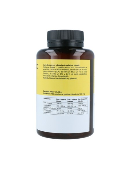 Onazime Aceite Onagra 180 cápsulas de 705mg Enzime sabinco
