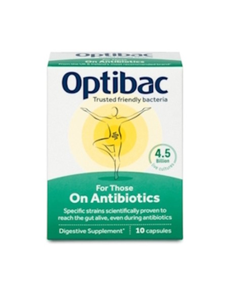 Antibioticos 10 cápsulas Optibac
