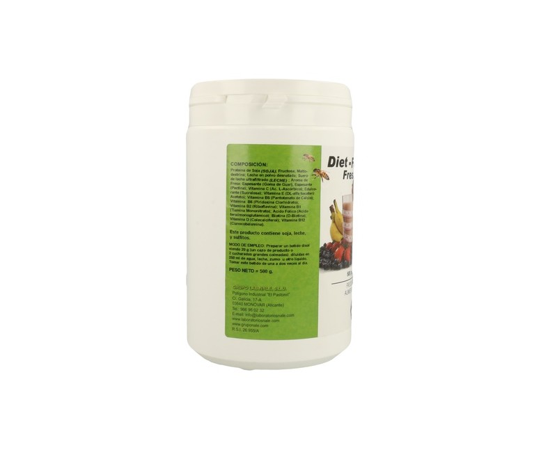Diet Food Batido (Sabor Fresa) 500 g (Fresa) Nale