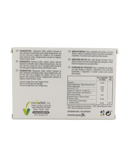 Pilogastril 30 comprimidos masticables Nova Diet