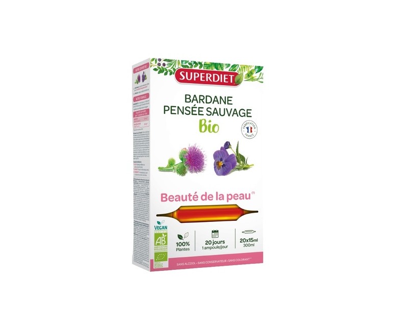 Bardana pensamiento salvaje Bio 20 ampollas de 15ml Superdiet