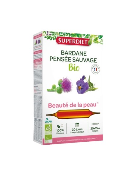 Bardana pensamiento salvaje Bio 20 ampollas de 15ml Superdiet