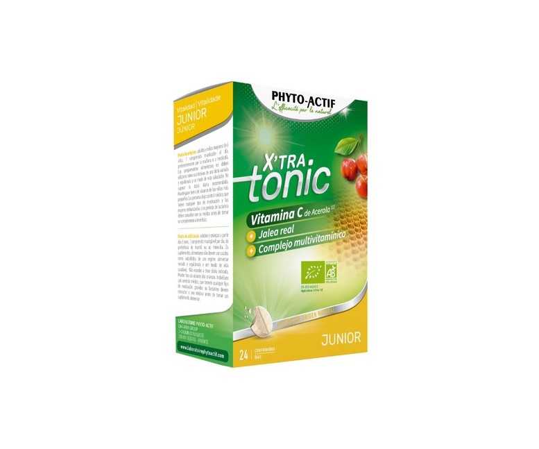 X'tra Tonic Junior 24 comprimidos masticables Phyto actif
