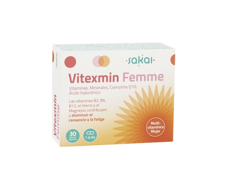 Vitexmin femme salud femenina 30 cápsulas vegetales Sakai