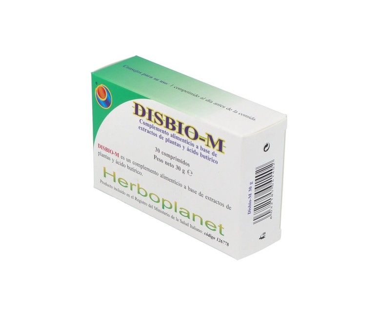 Disbio-M tránsito intestinal 30 comprimidos Herboplanet