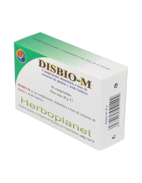 Disbio-M tránsito intestinal 30 comprimidos Herboplanet