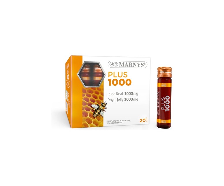 Plus 1000 Jalea Real 20 viales de 1000mg MARNYS®