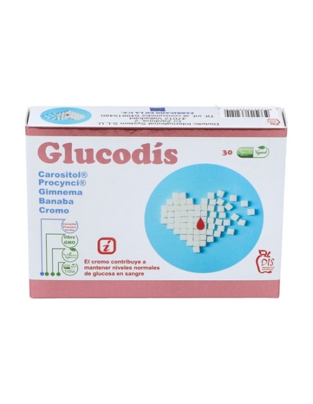 Glucodis mantenimiento de la glucosa 15 cápsulas vegetales Dis