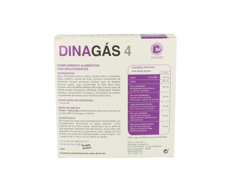 Dinagas 4 20 viales de 10ml Dinadiet