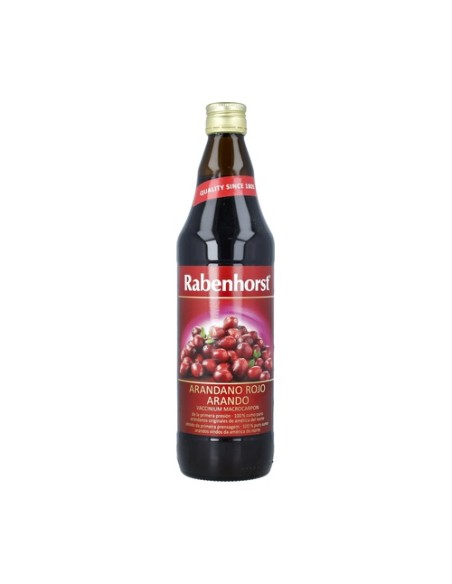 Pack Zumo Arándano Rojo Americano 6 unidades de 750 ml Rabenhorst