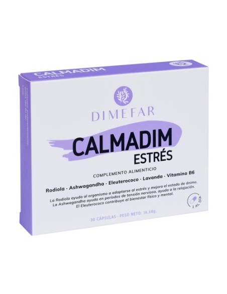 Calmadim estres 30 cápsulas vegetales Dimefar