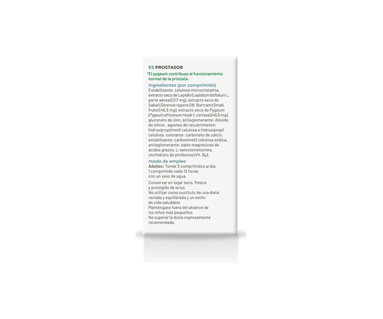 Prostasor próstata 60 comprimidos de 1055mg Soria Natural