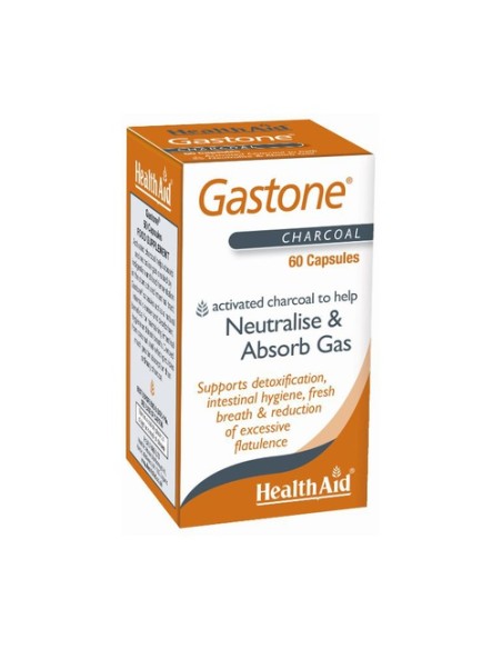 Gastone (Carbón Puro) 60 cápsulas de 260mg Health Aid