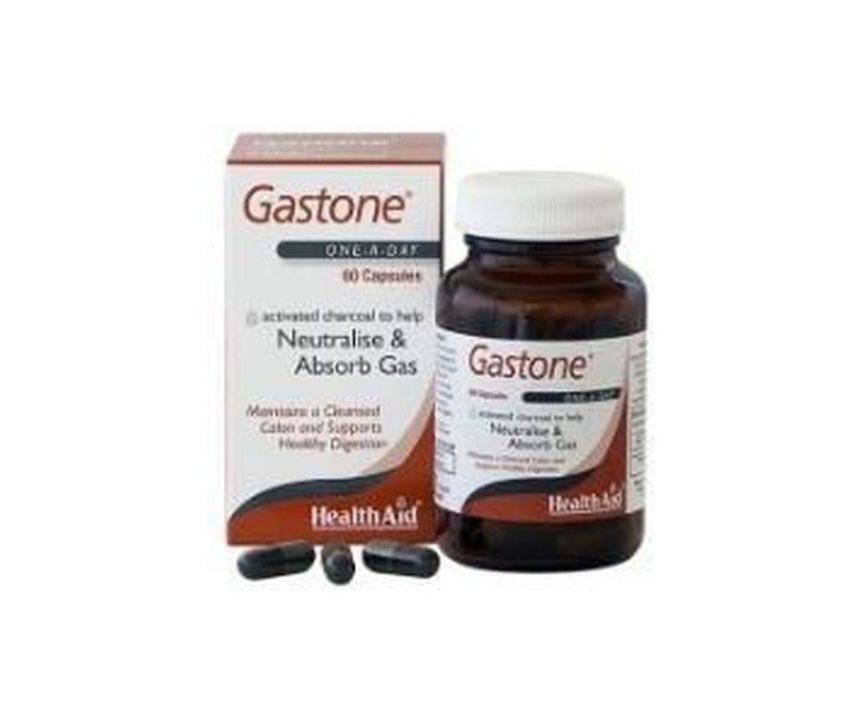 Gastone (Carbón Puro) 60 cápsulas de 260mg Health Aid