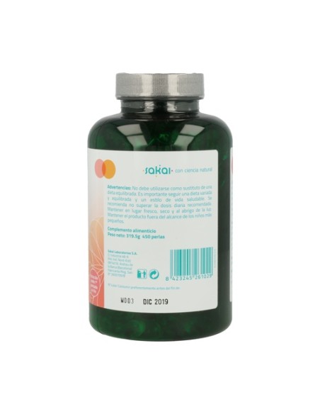 Aceite de Onagra 450 perlas Sakai