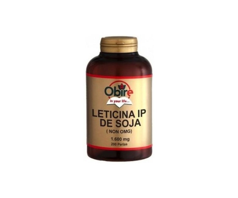 Lecitina de Soja 200 perlas de 1200mg Obire