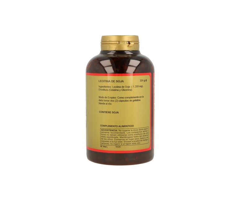 Lecitina de Soja 200 perlas de 1200mg Obire