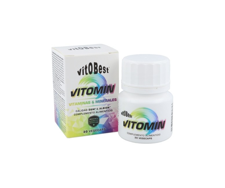 Vitomin complejo vitaminas y minerales 30 cápsulas vegetales VIT.O.BEST