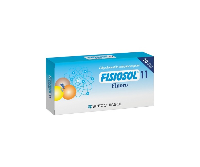 Fisiosol 11 fluor 20 ampollas Specchiasol
